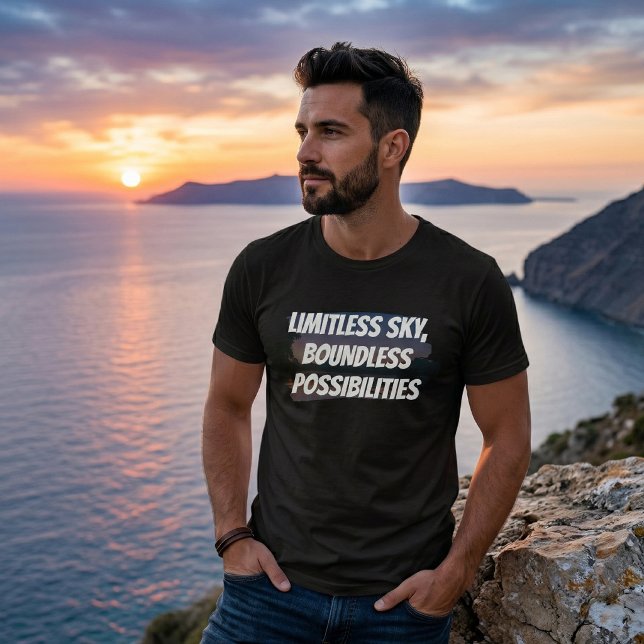 Limitless Sky – Boundless Possibilities Motivation T-Shirt (Creator Uploaded)