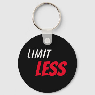 Limitless uplifting positivity focus attitude key ring