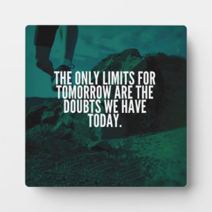 LIMITS - Workout Motivational Plaque