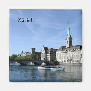 Limmat River in Zurich Magnet