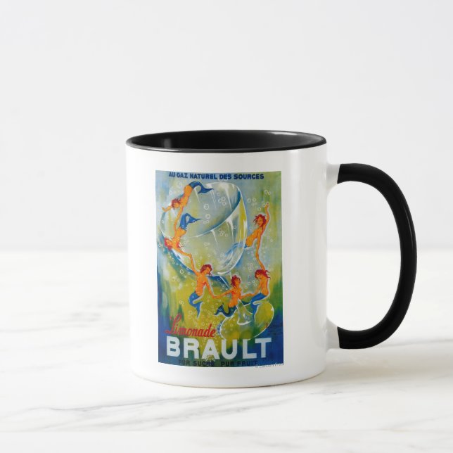 Limonade Brault Vintage PosterEurope Mug (Right)