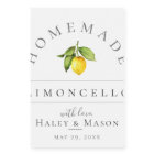 Limoncello Beverage Label
