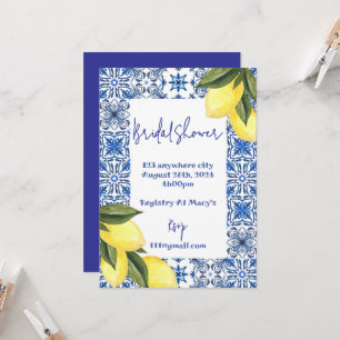 LIMONCELLO BRIDAL SHOWER INVITATION