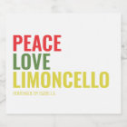 Limoncello Food and Beverage Label Set