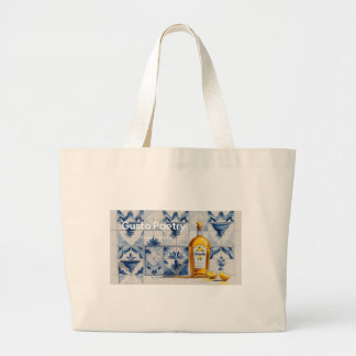 Limoncello Gusto Poetry Large Tote Bag