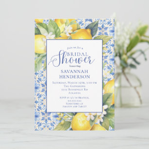 Limoncello Italian Bridal Shower Invite