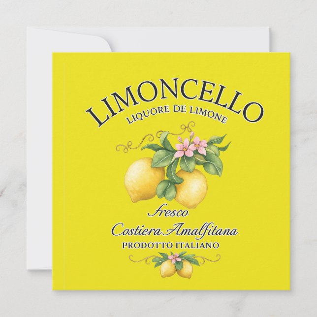 Limoncello Italy Amalfi Coast (Front)