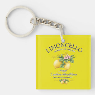 Limoncello Italy Amalfi Coast Key Ring