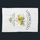 Limoncello Italy Amalfi Coast Tea Towel<br><div class="desc">Limoncello Italy Amalfi Coast Kitchen Towel</div>