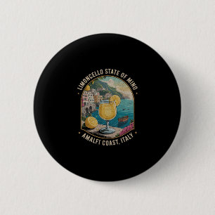 Limoncello Italy Vintage Refreshing Lemon Vacation 6 Cm Round Badge