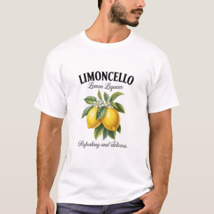 Limoncello Italy Vintage Refreshing Lemon Vacation T-Shirt
