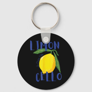 Limoncello La Dolce Vita Italian Lemon Men Women Key Ring