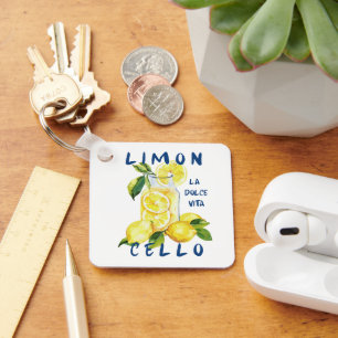 Limoncello La Dolce Vita Souvenir Italy Lover Key Ring