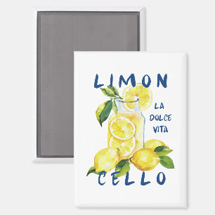 Limoncello La Dolce Vita Souvenir Italy Lover Magnet