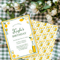 Limoncello Lemonade Lemons CUSTOM BIRTHDAY PARTY