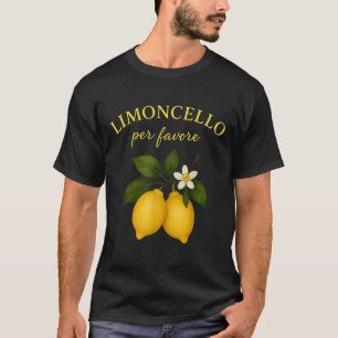 Limoncello Per Favore Italian Shirts For Women Fun