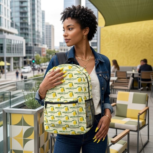 Limoncello Printed Backpack (Creator Uploaded)