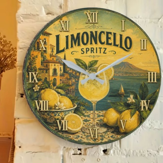 Limoncello Spritz Large Clock (Creator Uploaded)