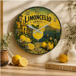 Limoncello Spritz Large Clock
