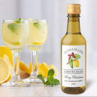 Limoncello Watercolor Christmas Mini Bottle Label