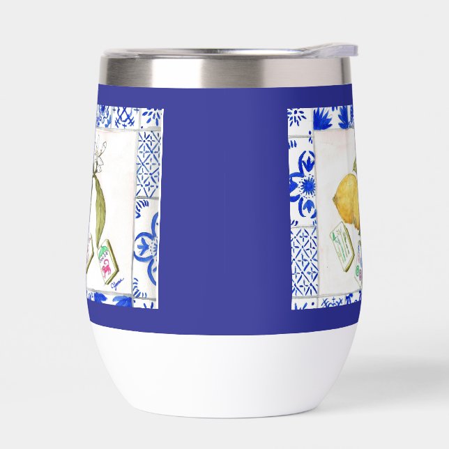 limoncello wine tumbler (Left)