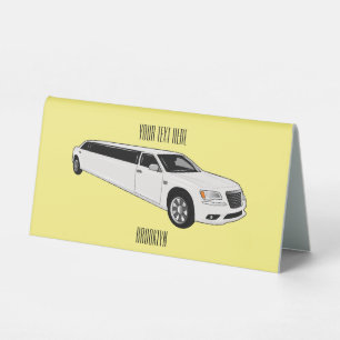 Limousine cartoon illustration