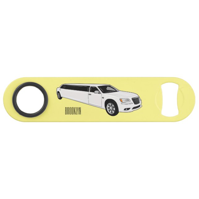 Limousine cartoon illustration (Front (Horizontal))