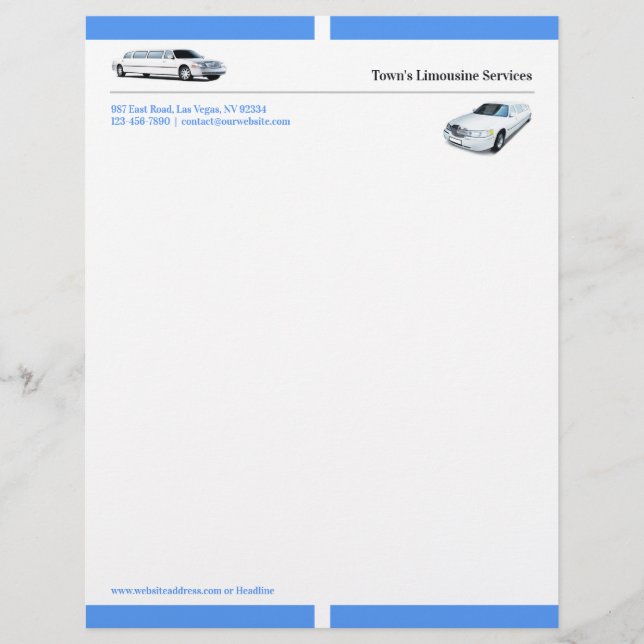 Limousine Letterhead (Front)