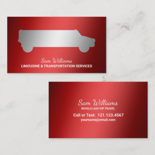 Limousine Service Business Card