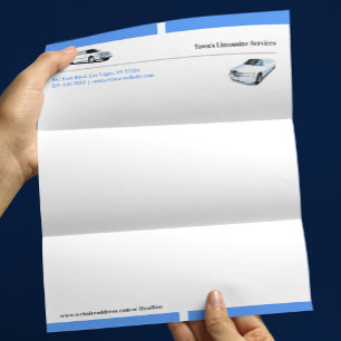 Limousine Service Letterhead Template
