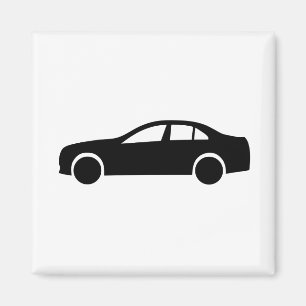 Limousine Silhouette Magnet