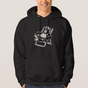 Limp Chimp s Comical Chillin' Chimpanzee Hoodie