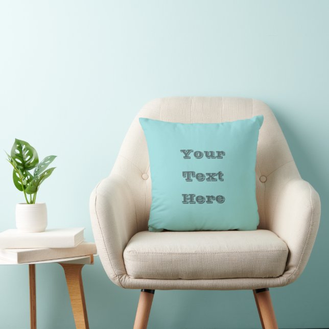 Limpet Shell Blue Green Spring Season Solid Colour Cushion (Chair)