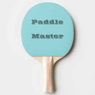 Limpet Shell Blue Green Spring Season Solid Colour Ping Pong Paddle