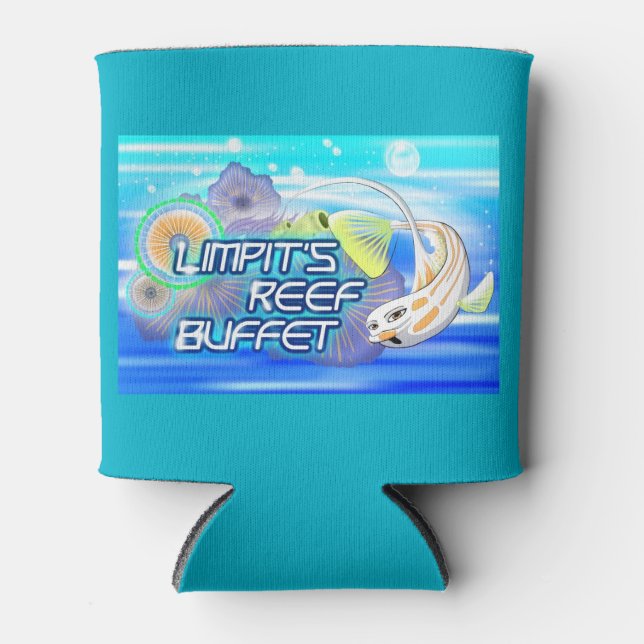 Limpits Reef Buffet Can Cooler (Front)