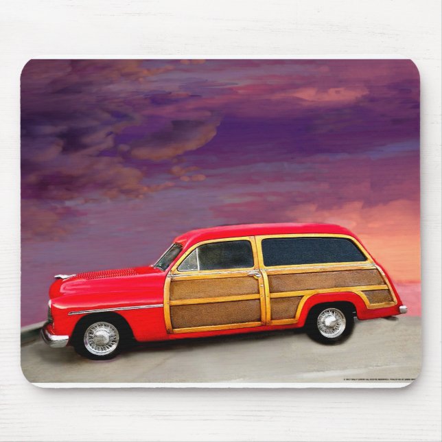 LIN55 Red Woody.tif Mouse Pad (Front)