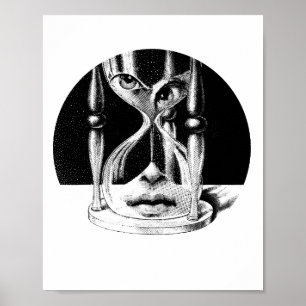 Lina Cavalieri Hourglass Poster