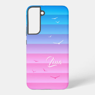 Lina - Custom Name Template Enchanting Colours Cas Samsung Galaxy Case