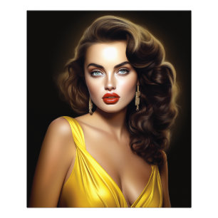 Lina - Super Model Latina! Photo Print