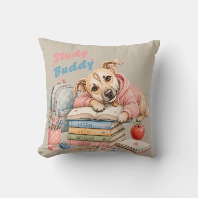 Lina's School Adventures Cushion (Front)