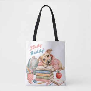 Lina's School Adventures Tote Bag
