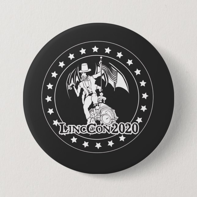 LincCon 2020 7.5 Cm Round Badge (Front)