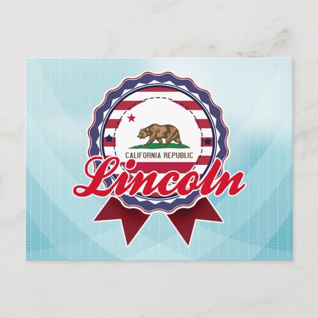 Lincoln, CA Postcard (Front)