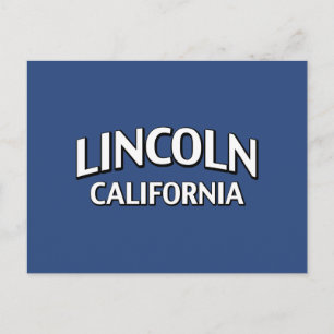 Lincoln California Postcard
