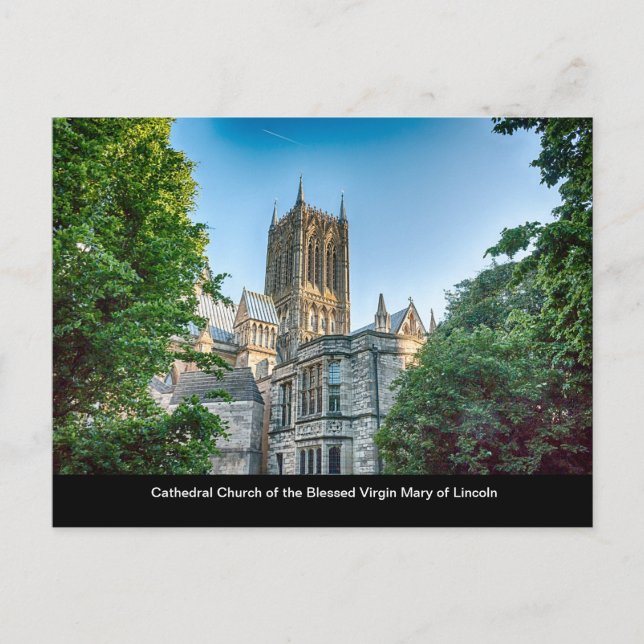 Lincoln Cathedral Postcard (Front)