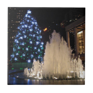 Lincoln Centre's Christmas Tree - Ceramic Tile