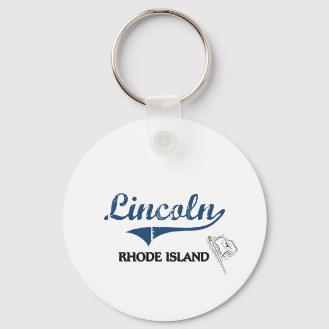 Lincoln City Classic Key Ring (Front)