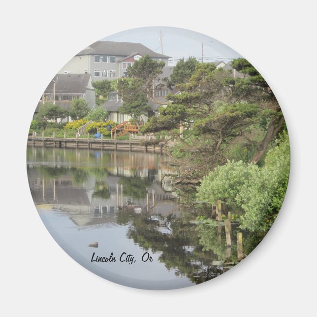 Lincoln City Oregon Magnet (Front)