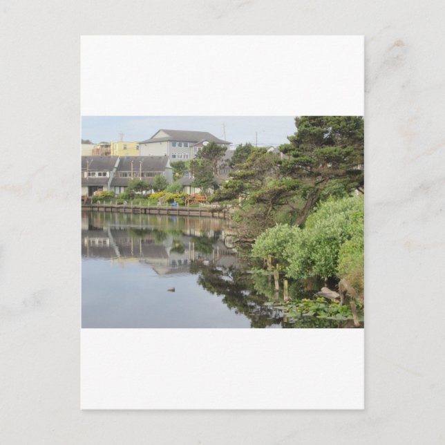 Lincoln City Oregon Postcard (Front)