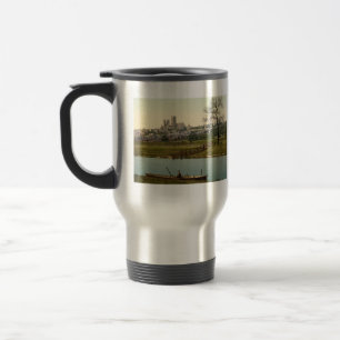 Lincoln City View, Lincolnshire, England Travel Mug